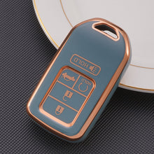 Load image into Gallery viewer, 5 Buttons TPU Car Remote Key Case Cover For Honda Civic CRV HRV Elison Accord Pilot Fit Freed Vezel Odyssey XR-V Car Accessories
