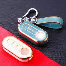 Load image into Gallery viewer, TPU Car Key Case Shell Cover Fob For FIAT 500 Ducato panda Punto 500L lancia musa For Citroen jumper For Peugeot Boxer
