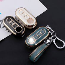 Load image into Gallery viewer, TPU Car Key Case Shell Cover Fob For FIAT 500 Ducato panda Punto 500L lancia musa For Citroen jumper For Peugeot Boxer
