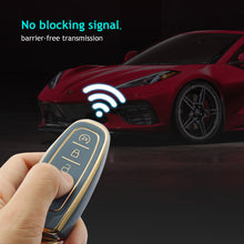 Load image into Gallery viewer, 5 Button TPU Car Key Cover Case for Ford Edge Explorer Escape Focus Taurus Flex for Lincoln MKS MKT MKX MKZ Navigator Key Cover
