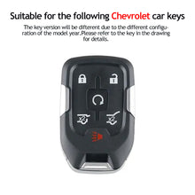 Load image into Gallery viewer, 6 Buttons TPU Car Flip Key Case Cover Shell for Chevrolet 2015 2016 Gmc Yukon Suburban Tahoe Smart Protector Auto Accessories
