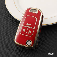 Load image into Gallery viewer, TPU Car Key Case Shell Cover Fob For Chevrolet 2020 2021 Cruze Aveo Trax Sail Malibu Captiva Opel Vauxhall Astra J Corsa Insignia
