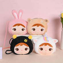 Load image into Gallery viewer, Metoo Jibao Doll Cross Bag Kids Cute Plush Rabbit Sling Bag Girls Fluffy Mini Bag Birthday Gifts Coins Bag
