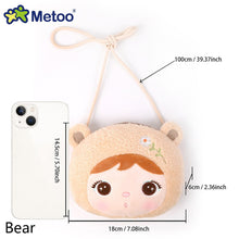 Load image into Gallery viewer, Metoo Jibao Doll Cross Bag Kids Cute Plush Rabbit Sling Bag Girls Fluffy Mini Bag Birthday Gifts Coins Bag
