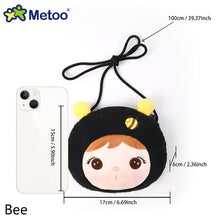 Load image into Gallery viewer, Metoo Jibao Doll Cross Bag Kids Cute Plush Rabbit Sling Bag Girls Fluffy Mini Bag Birthday Gifts Coins Bag
