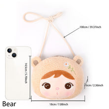 Load image into Gallery viewer, Metoo Jibao Doll Cross Bag Kids Cute Plush Rabbit Sling Bag Girls Fluffy Mini Bag Birthday Gifts Coins Bag
