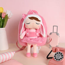 Load image into Gallery viewer, Metoo Angela Doll Backpack Kids Cute Plush Rabbit Shoulder Bag Girls Pink Fluffy School Bag Birthday Christmas Gifts Bag
