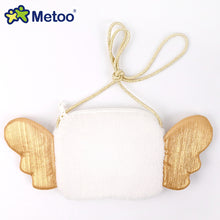 Load image into Gallery viewer, Metoo Angela Angel Wing Cross Bag Kids Cute Glittering Plush Sling Bag with Wings Girls Fluffy Mini Bag Birthday Gifts Coins Bag
