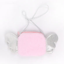 Load image into Gallery viewer, Metoo Angela Angel Wing Cross Bag Kids Cute Glittering Plush Sling Bag with Wings Girls Fluffy Mini Bag Birthday Gifts Coins Bag
