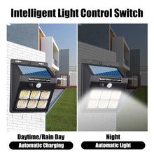 Load image into Gallery viewer, 112LED Upgrade Solar Wall Lights Outdoor Solar Lamp PIR Motion Sensor Solar Powered Sunlight Street Light for Garden Light
