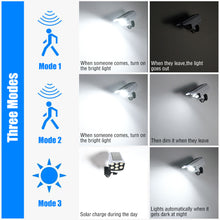 Load image into Gallery viewer, 112LED Upgrade Solar Wall Lights Outdoor Solar Lamp PIR Motion Sensor Solar Powered Sunlight Street Light for Garden Light
