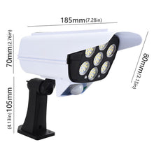 Load image into Gallery viewer, 77 LEDs Outdoor Solar Lights Motion Sensor Security Dummy Camera Solar Lamp Wireless P65 Waterproof Solar Light 3 Modes for Home Garden
