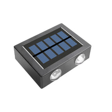 Load image into Gallery viewer, 4LED Solar Wall Lights Waterproof Solar Led Light Garden Fence Outdoor Solar Wall Stair Light Courtyard Street Landscape Garden Decor Wall Lamp
