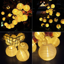Load image into Gallery viewer, Solar Lantern Light String Waterproof Outdoor Garden Camping String Lighting Solar LED Light Summer Holiday Christmas Decor Lights
