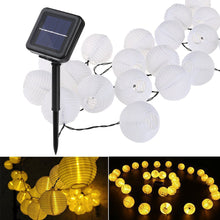 Load image into Gallery viewer, Solar Lantern Light String Waterproof Outdoor Garden Camping String Lighting Solar LED Light Summer Holiday Christmas Decor Lights
