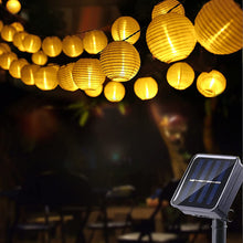 Load image into Gallery viewer, Solar Lantern Light String Waterproof Outdoor Garden Camping String Lighting Solar LED Light Summer Holiday Christmas Decor Lights
