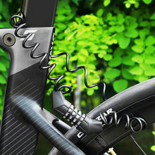 Load image into Gallery viewer, 4 Digit Password Combination Helmet Lock Chain Portable Bike Motorcycle Anti-theft Cable Lock Stitch Motor Part
