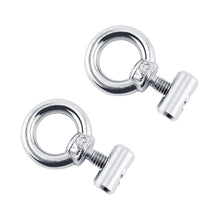 Load image into Gallery viewer, 2Pcs RV Caravan Awning Rail Stoppers Stops Motorhome Campervan Silver Stainless Steel M4 Camper Parts
