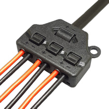 Load image into Gallery viewer, 1 In 3 Out Line Splitter Quick Connect Low Voltage Wire Splitter Distribution Block For Lighting Led Strip Connection Terminal
