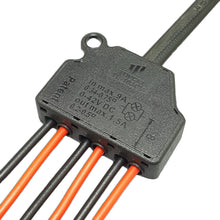 Load image into Gallery viewer, 1 In 3 Out Line Splitter Quick Connect Low Voltage Wire Splitter Distribution Block For Lighting Led Strip Connection Terminal
