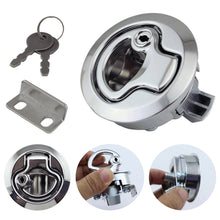 Load image into Gallery viewer, 2" Boat Deck Hatches Locker Flush Pull Slam Latch Mount Latch Lift for RV Yacht marine Locking Yacht accessories

