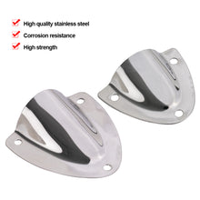Load image into Gallery viewer, Stainless Steel Clam Shell Midget Boat Vent Hose Cable Clam-shell Cover Marine Yacht Ship Accessory Marine Hardware
