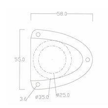 Load image into Gallery viewer, Stainless Steel Clam Shell Midget Boat Vent Hose Cable Clam-shell Cover Marine Yacht Ship Accessory Marine Hardware
