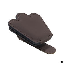 Load image into Gallery viewer, Car Sun Visor Glasses Holder Frame Auto Fastener Clip Glasses Ticket Document Holder Accessories Automobiles PU Leather/Suede

