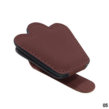 Load image into Gallery viewer, Car Sun Visor Glasses Holder Frame Auto Fastener Clip Glasses Ticket Document Holder Accessories Automobiles PU Leather/Suede
