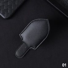 Load image into Gallery viewer, Car Sun Visor Glasses Holder Frame Auto Fastener PU leather Clip Glasses Ticket Document Holder Accessories Automobiles Parts
