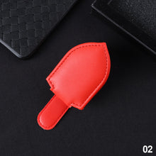 Load image into Gallery viewer, Car Sun Visor Glasses Holder Frame Auto Fastener PU leather Clip Glasses Ticket Document Holder Accessories Automobiles Parts
