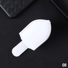Load image into Gallery viewer, Car Sun Visor Glasses Holder Frame Auto Fastener PU leather Clip Glasses Ticket Document Holder Accessories Automobiles Parts
