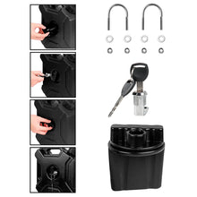 Load image into Gallery viewer, Fuel Tank Bracket Lock Fastener Mount Petrol Can Jerry Cans Holder for Motorcycle Spare Oil Tanks 3L / 5L
