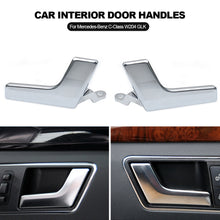 Load image into Gallery viewer, 1PC Car Interior Door Handles Inner Doors Panel Handle Bar Pull Trim Cover Chromed Mattte / L R for Mercedes-Benz C-Class W204 GLK
