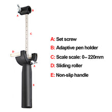 Load image into Gallery viewer, Metal Car Wheel Eyebrow Scriber Tool Auto Sheet Dent Repair Tool Data Recovery Rib Line Parallel Drawing

