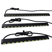 Load image into Gallery viewer, 1Pc Car DRL Daytime Running Lights 7030 Car Daylight Styling SMD Fog Light Led Strip 12/14/18LEDs
