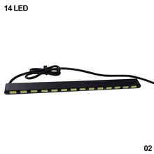 Load image into Gallery viewer, 1Pc Car DRL Daytime Running Lights 7030 Car Daylight Styling SMD Fog Light Led Strip 12/14/18LEDs
