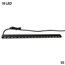 Load image into Gallery viewer, 1Pc Car DRL Daytime Running Lights 7030 Car Daylight Styling SMD Fog Light Led Strip 12/14/18LEDs
