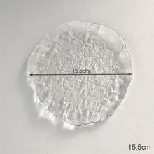 Load image into Gallery viewer, Ins Glacier Glass Plate Small Dish Jewelry Storage Tray Photography Decoration Photo Props Snacks Dessert Storage Tray
