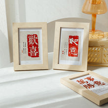 Load image into Gallery viewer, Photo Backdrops Warm House Nordic Decoration Photo Frame ins Wooden Picture Props Desktop Photography Picture Display Stand
