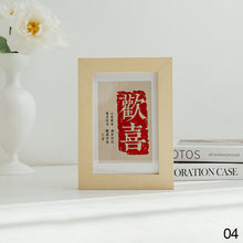 Load image into Gallery viewer, Photo Backdrops Warm House Nordic Decoration Photo Frame ins Wooden Picture Props Desktop Photography Picture Display Stand
