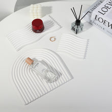 Load image into Gallery viewer, INS Wave Slate Photo Props Background Ornaments Pendulum Props Jewelry Cosmetics Storage Tray Lipsticks Bracelet Shooting Decoration Photography Display Stand
