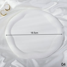 Load image into Gallery viewer, Ins Plate Irregular Pattern Gypsum Jewelry Plate Snacks Dessert Storage Tray Enamel Trinket Dish Photography Props
