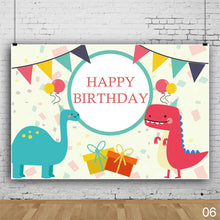 Load image into Gallery viewer, Jungle Safari Baby Birthday Forest Baby newborn Cartoon Portrait Photos Props Fona Photo Session Photo Studio
