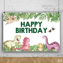 Load image into Gallery viewer, Jungle Safari Baby Birthday Forest Baby newborn Cartoon Portrait Photos Props Fona Photo Session Photo Studio

