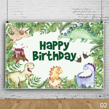 Load image into Gallery viewer, Jungle Safari Baby Birthday Forest Baby newborn Cartoon Portrait Photos Props Fona Photo Session Photo Studio
