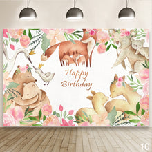 Load image into Gallery viewer, Jungle Safari Baby Birthday Forest Baby newborn Cartoon Portrait Photos Props Fona Photo Session Photo Studio
