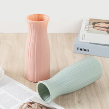 Load image into Gallery viewer, Nordic Plastic Vase Unbreakable Anti-Ceramic Flower Vases European Imitation Rattan Pot Simplicity Basket Arrangement Home Decor

