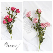 Load image into Gallery viewer, Artificial Flower Silk Rose Fake Flowers Artificial Plant Decorative Flowers Home Decor Wedding Decoration Photo Props
