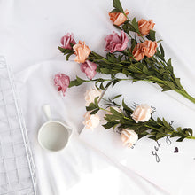 Load image into Gallery viewer, Artificial Flower Silk Rose Fake Flowers Artificial Plant Decorative Flowers Home Decor Wedding Decoration Photo Props

